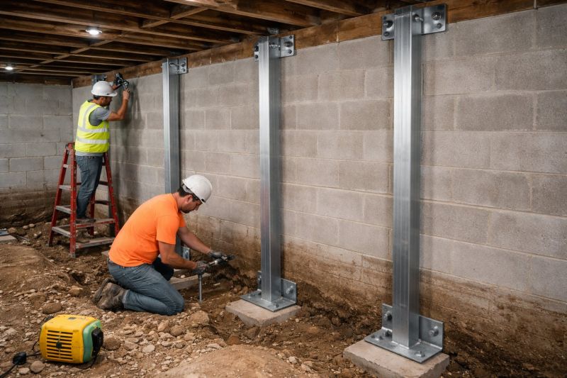 Basement Stabilization in Denver, NC