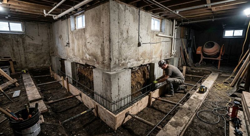 Basement Underpinning in Denver, NC
