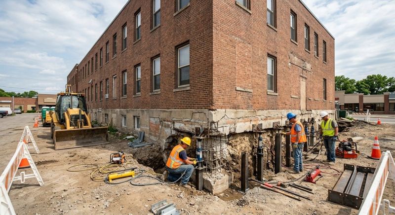 Commercial Foundation Repair in Denver, NC