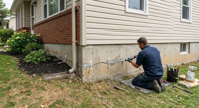 Cracked Foundation Repair in Dallas, NC