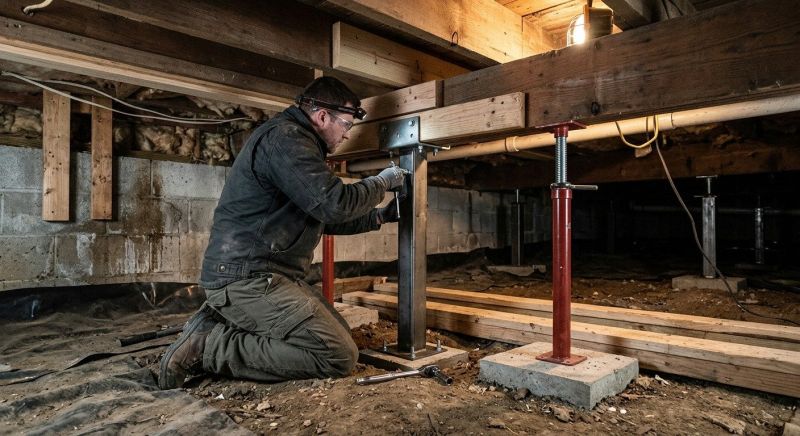 Crawlspace Structural Repair in Denver, NC