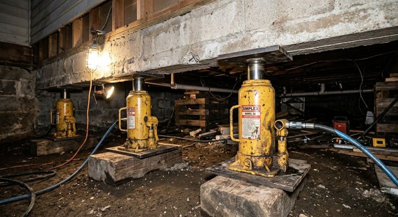 Foundation Jacking in Bessemer City, NC