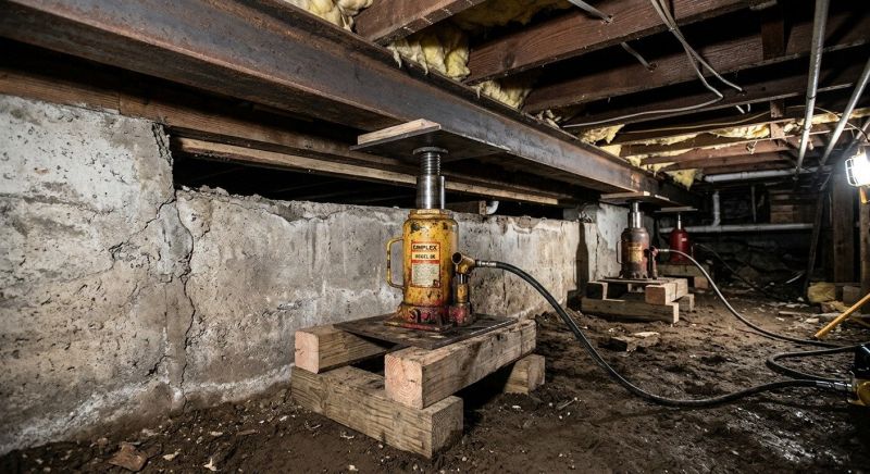 Foundation Jacking in Hickory, NC