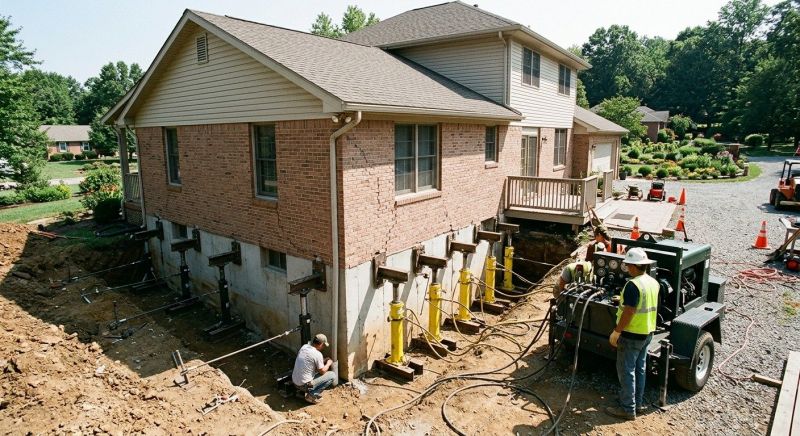 Foundation Jacking in Mecklenburg County, NC