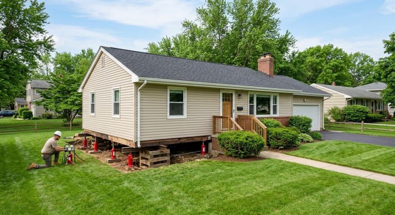 Foundation Lifting in Iron Station, NC
