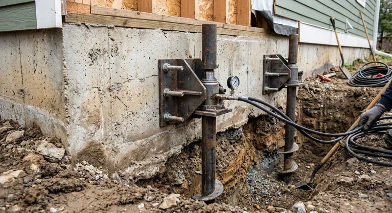 Foundation Pier Leveling in Denver, NC