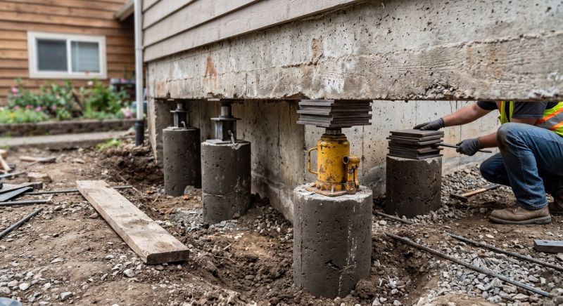 Foundation Pier Leveling in Denver, NC