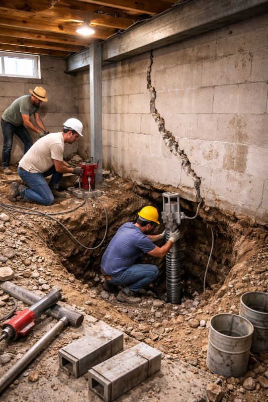 Foundation Structural Repair in Kannapolis, NC