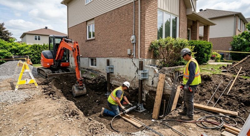 House Foundation Repair in Bessemer City, NC