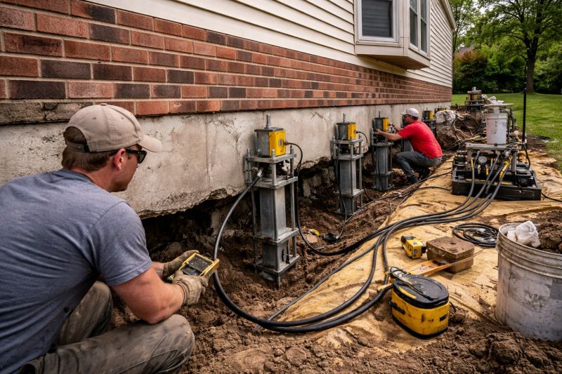 Settling Foundation Service in Conover, NC