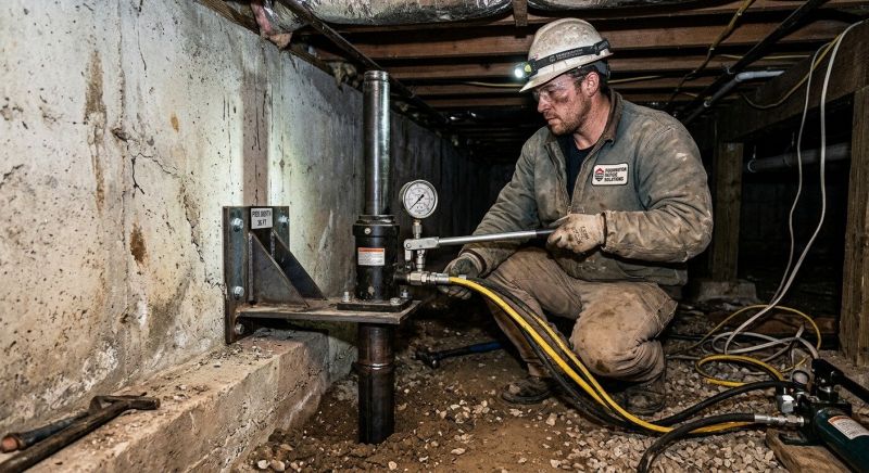 Settling Foundation Service in Davidson, NC