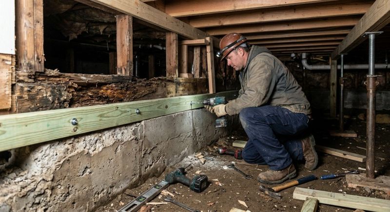 Sinking Foundation Repair in Iredell County, NC