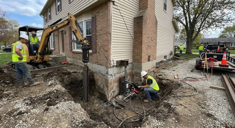 Sinking Foundation Repair in Denver, NC