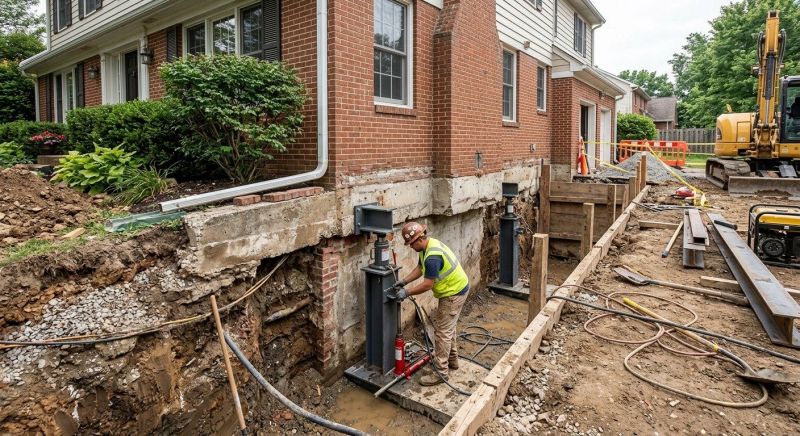 Underpinning Repair in Denver, NC